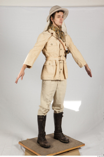  Photos Man in Explorer suit 1 20th century Explorer a poses historical clothing whole body 0006.jpg